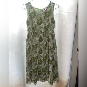 Sweet Charm green floral dress